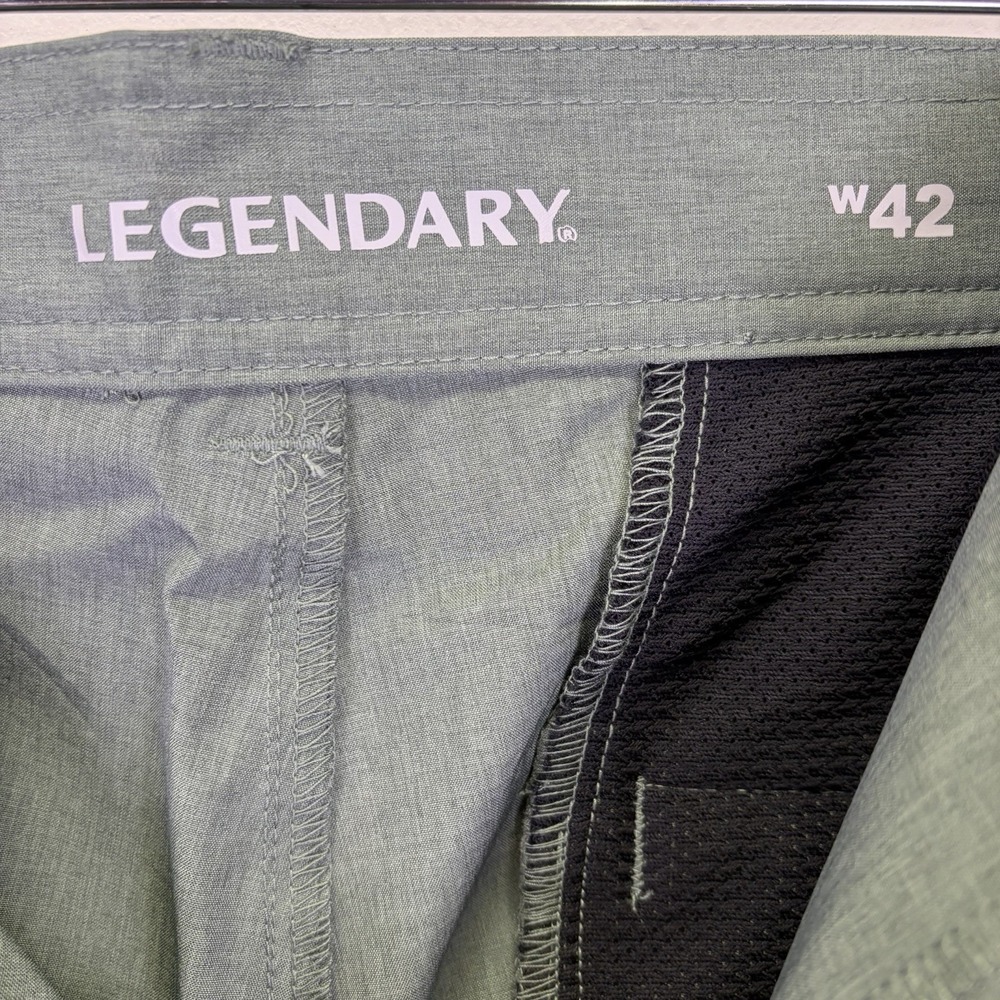 Legendary Men's New with Tag Water Activated Print Board Short Sz 42 Blue Spruce - Picture 4 of 14